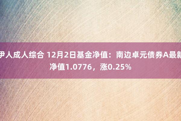 伊人成人综合 12月2日基金净值：南边卓元债券A最新净值1.0776，涨0.25%