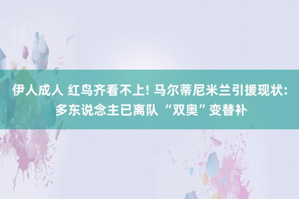 伊人成人 红鸟齐看不上! 马尔蒂尼米兰引援现状: 多东说念主已离队 “双奥”变替补
