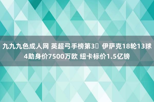 九九九色成人网 英超弓手榜第3❗伊萨克18轮13球4助身价7500万欧 纽卡标价1.5亿镑
