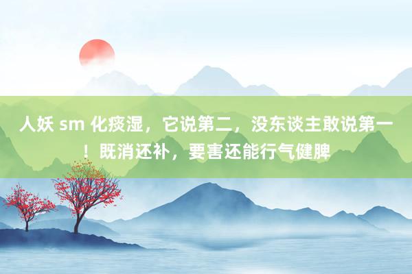 人妖 sm 化痰湿，它说第二，没东谈主敢说第一！既消还补，要害还能行气健脾