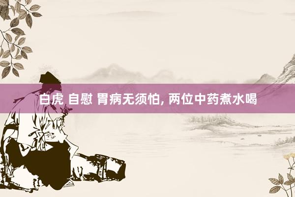 白虎 自慰 胃病无须怕， 两位中药煮水喝