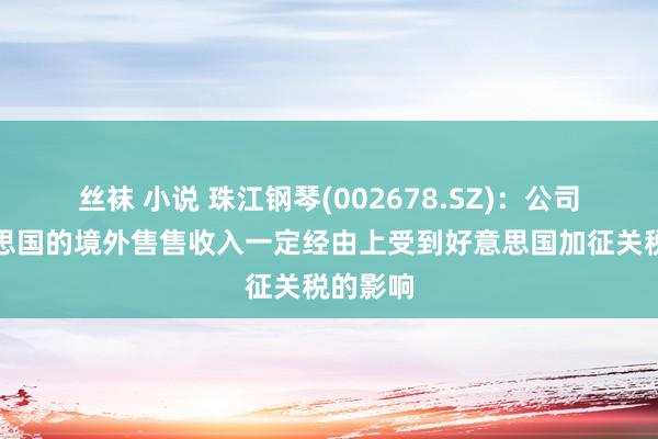 丝袜 小说 珠江钢琴(002678.SZ)：公司对好意思国的境外售售收入一定经由上受到好意思国加征关税的影响